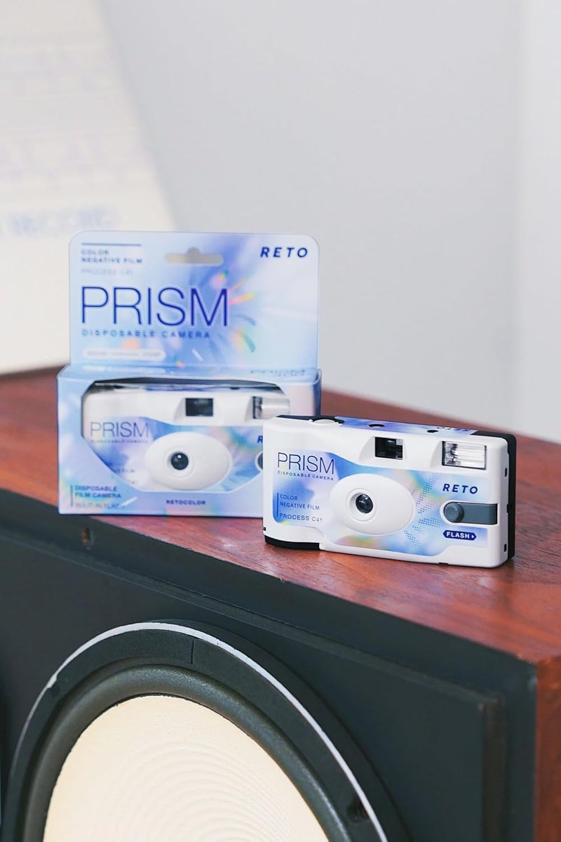 Retocolor Prism 400 35mm Disposable Film Camera 27EXP, ISO400, Color Negative Film, Focus Free, Easy to Use, Built in Flash, Single Use (Film and Battery Included) - Image 3